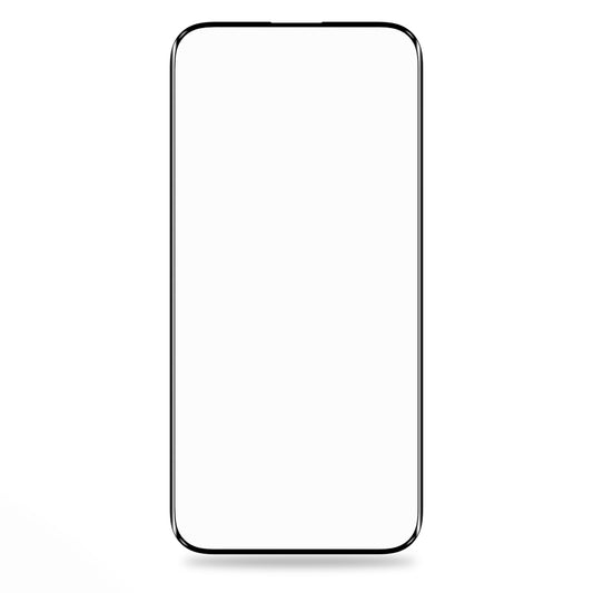 Blueo Silk HD Screen Protector Film for Apple iPhone 16 / 15, Tempered Glass, Full Glue, Set of 5 pieces, 2.5D, Black