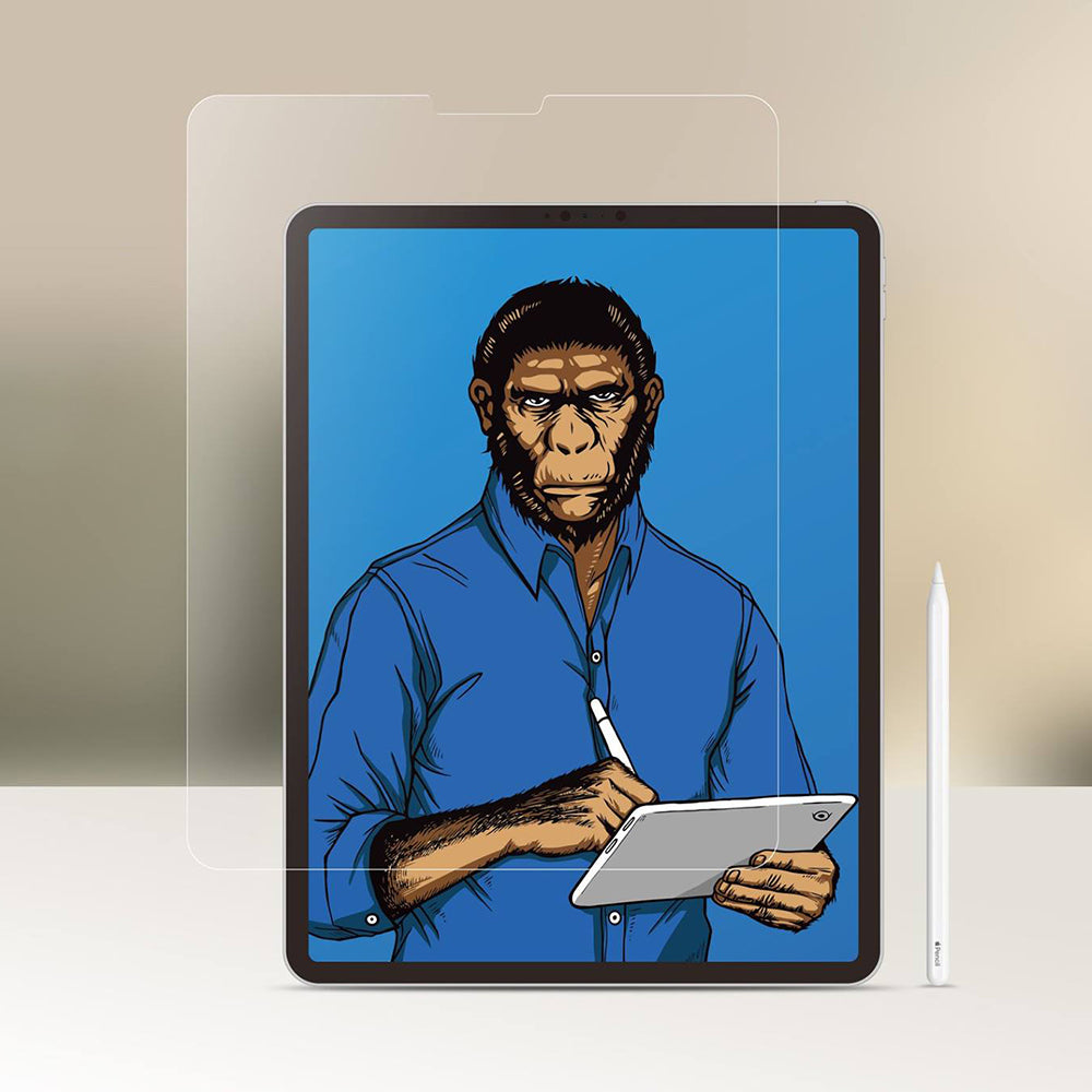 Blueo Special Writing Screen Protector for Apple iPad Pro 12.9 (2022) / Pro 12.9 (2021) / Pro 12.9 (2020), Plastic
