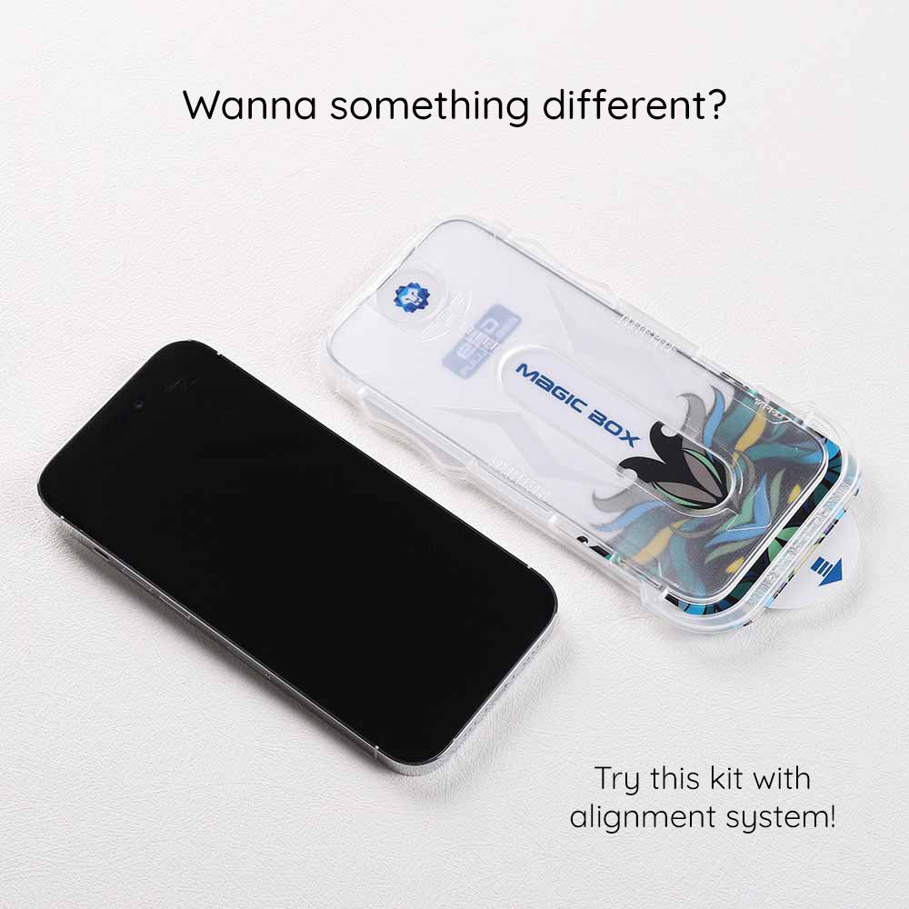 Lito Magic Glass Box D+ Tools Screen Protector for Apple iPhone 17 Pro, Tempered Glass, Full Glue