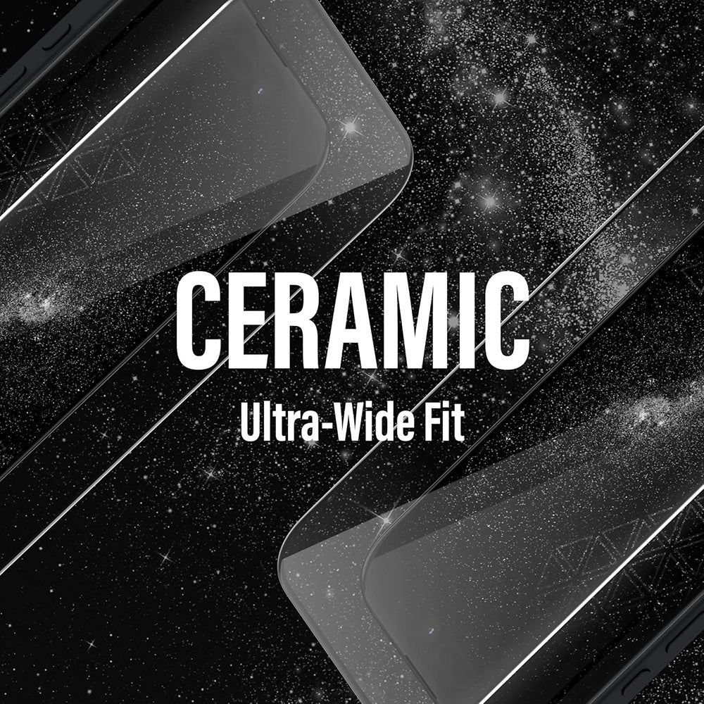 PanzerGlass Ultra-Wide Ceramic EasyAligner Screen Protector for Samsung Galaxy S25+ S936 / S24+ S926, Tempered Glass, Full Glue
