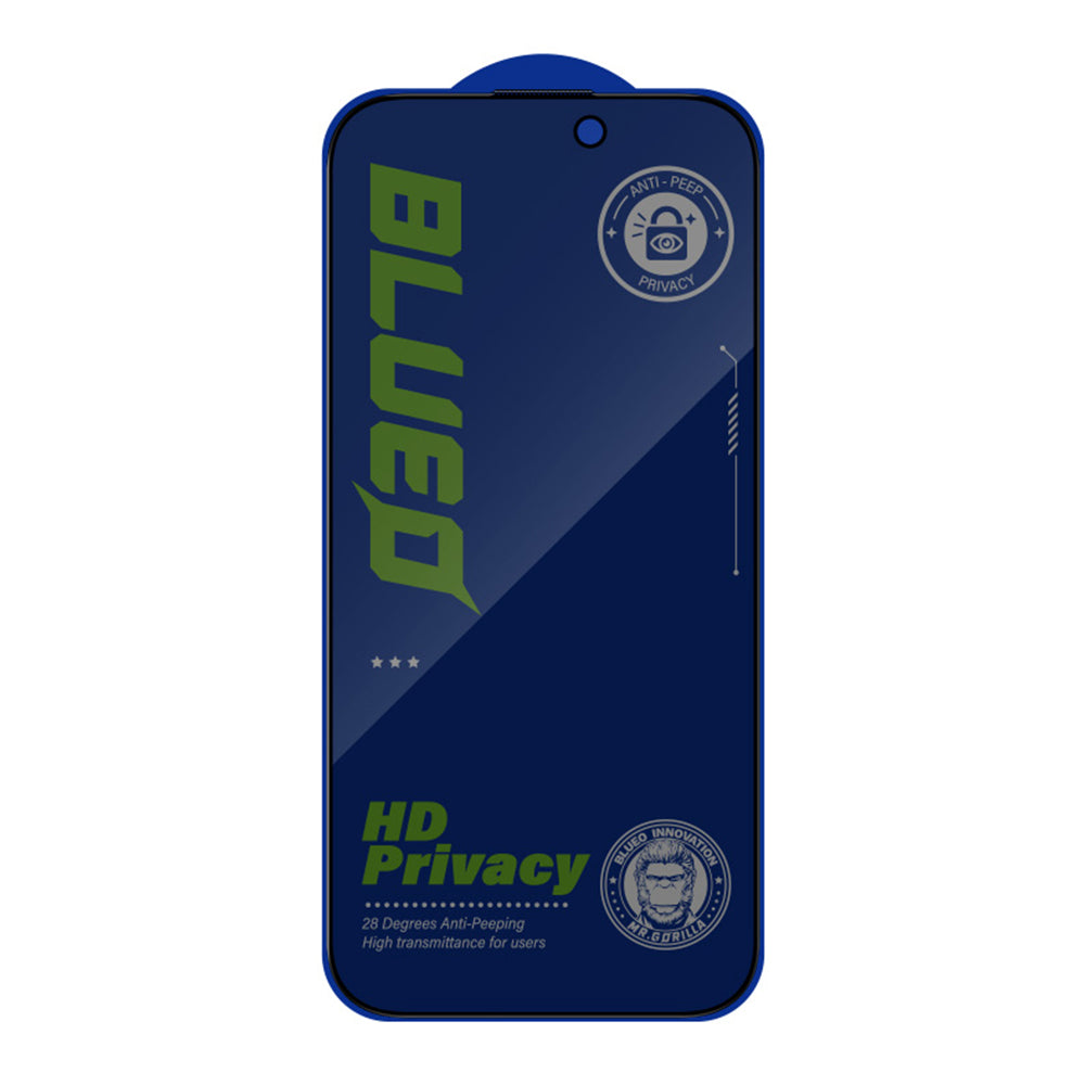 Blueo Anti-Peep Privacy Screen Protector for Samsung Galaxy S26 Plus S947, Tempered Glass, Full Glue