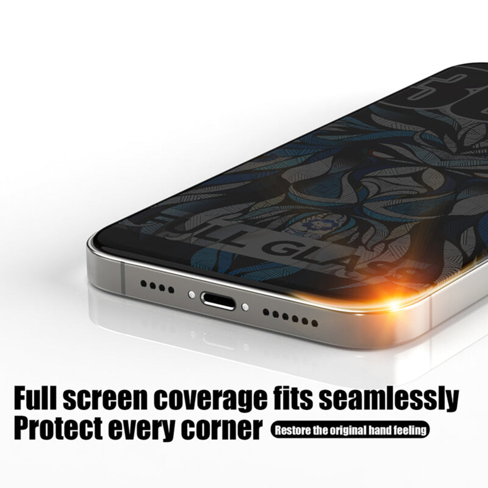 Privacy Screen Protector Lito D+ Max 300C for Apple iPhone 17 Pro Max, Tempered Glass, Full Glue