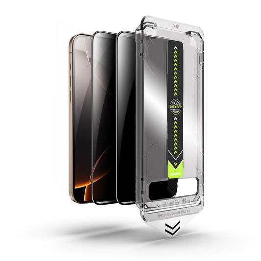 Privacy Screen Protector Techsuit TitanGlass for Apple iPhone 14 Plus / 13 Pro Max, Tempered Glass, Full Glue, Set of 2 pieces
