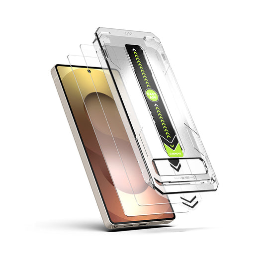 Techsuit TitanGlass CrystalHD Screen Protector for Samsung Galaxy S26 Plus, Tempered Glass, Full Glue, Set of 2 Pieces