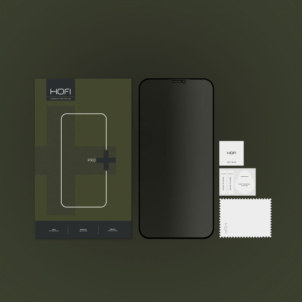 Privacy Screen Protector HOFI PRO+ for Apple iPhone 11 / XR, Tempered Glass, Full Glue