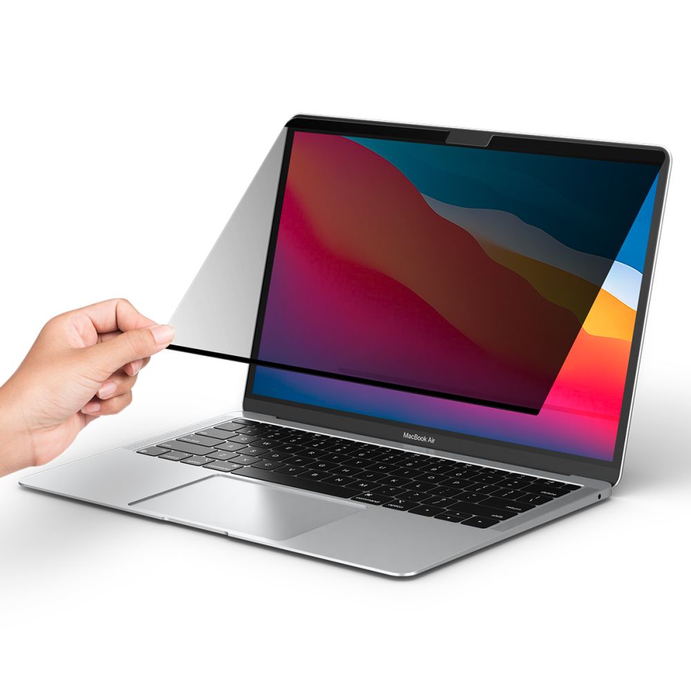 Spigen Safe View Magnetic Privacy Protection Film for Apple MacBook Air 13inch (2026) / (2025) / (2024) / (2022), Plastic AFL06253