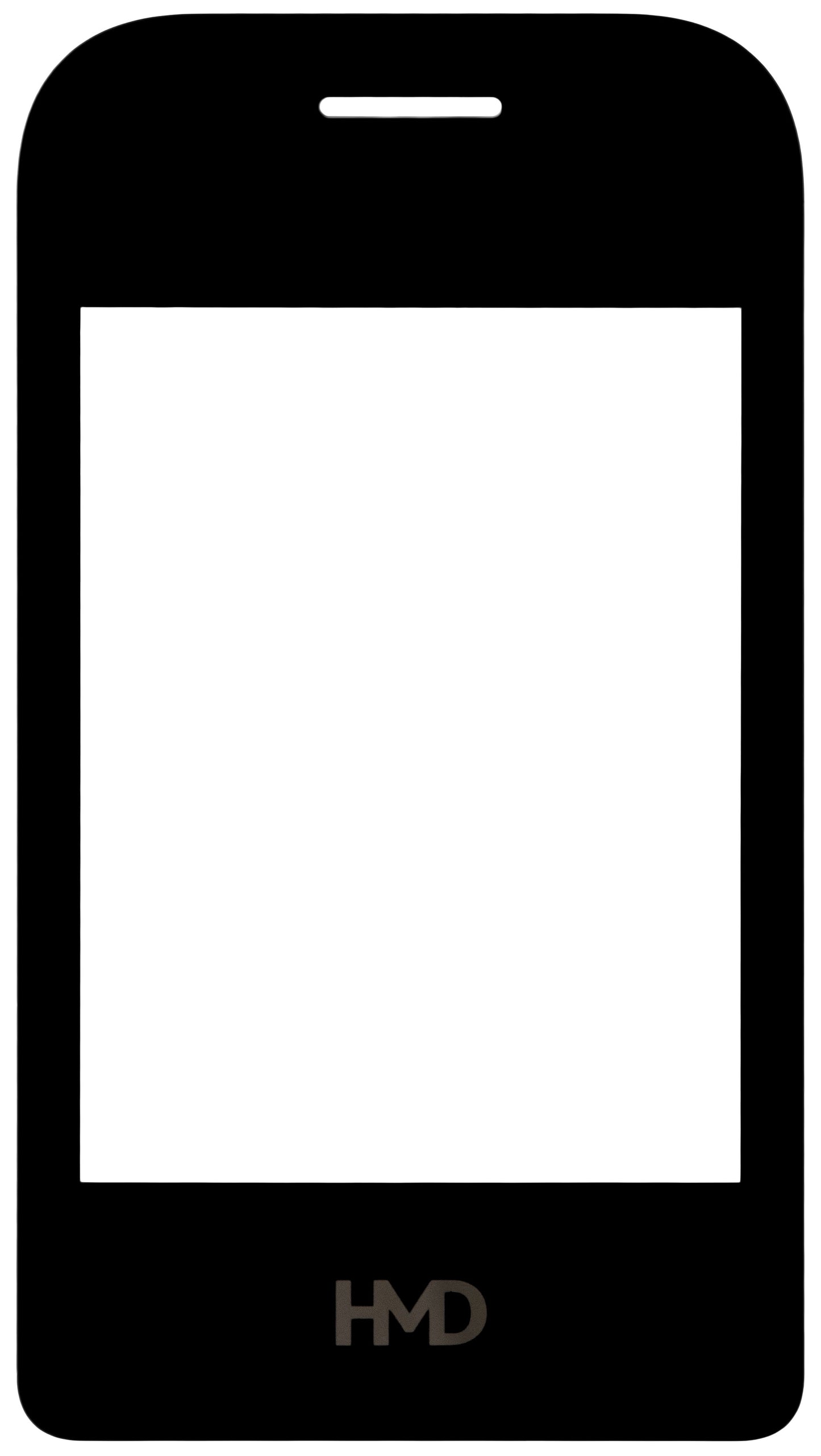 LCD Display Module for HMD 2660 Flip, Black