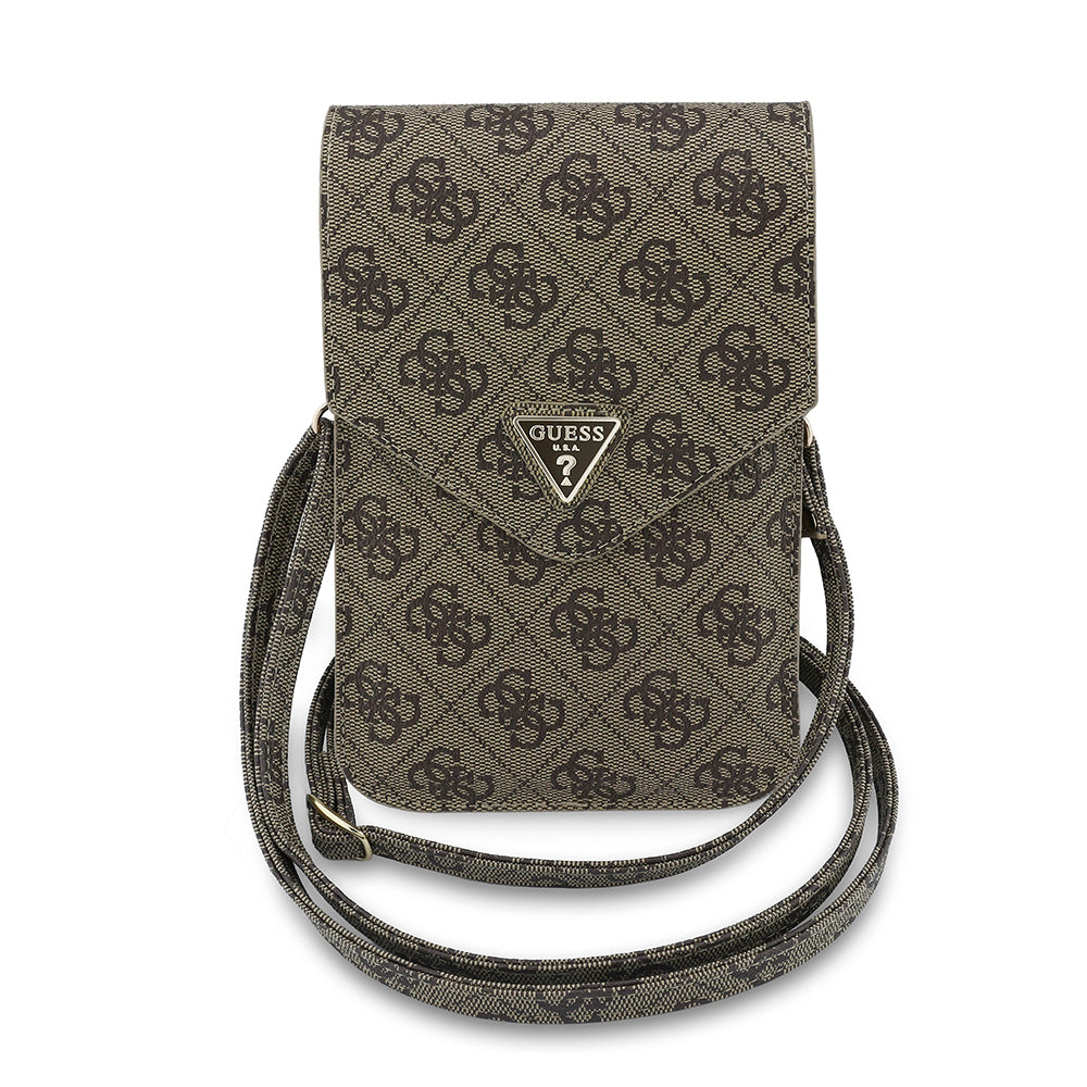 Universal Phone Bag, Guess, Fliptok Triangle 4G, Brown