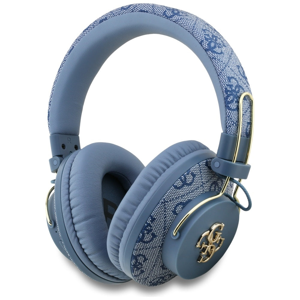 Handsfree Bluetooth Guess 4G Metal Logo, A2DP, Blue