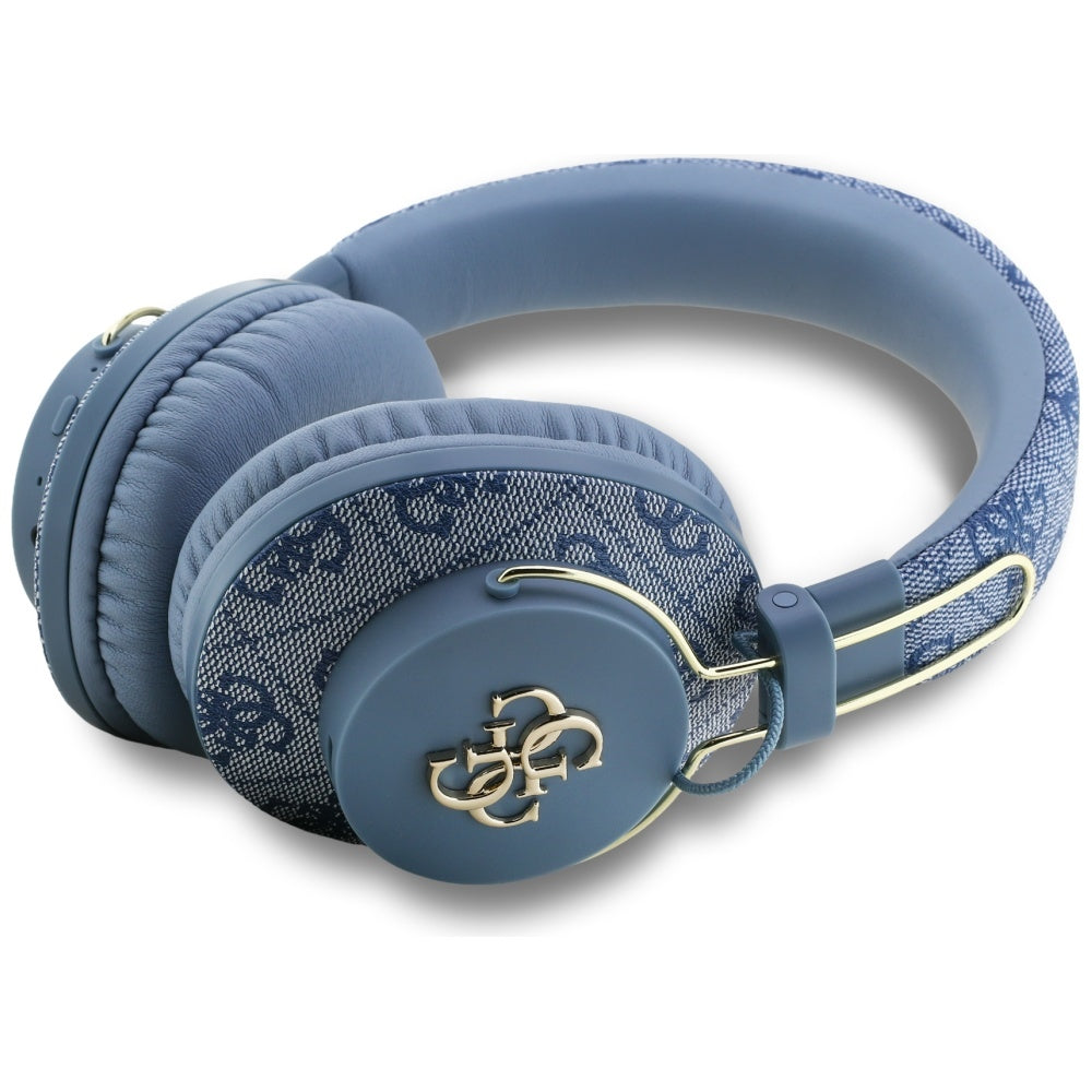 Handsfree Bluetooth Guess 4G Metal Logo, A2DP, Blue