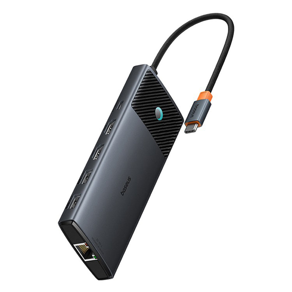 Baseus Gleam II USB-C Hub, 10in1, Black B00061800123-00