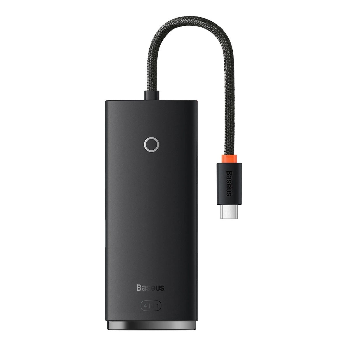 Baseus Lite USB-C Hub, 4 x USB-A 3.0 - 1 x USB-C, 0.25m, Black WKQX030301