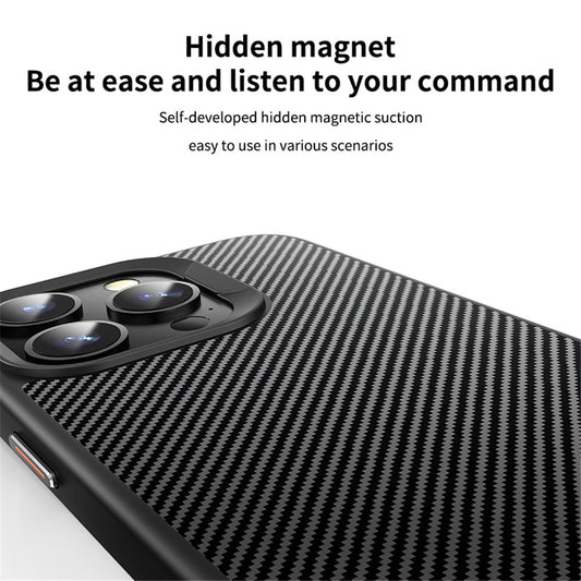 MagSafe Case for Apple iPhone 15 Pro, OEM, Carbon, Black