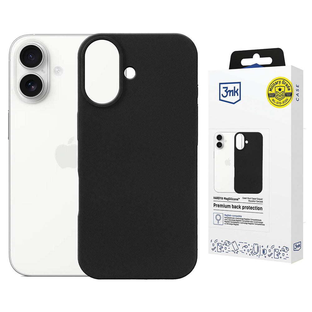 MagSafe Case for Apple iPhone 17, 3MK, Hardy, Black