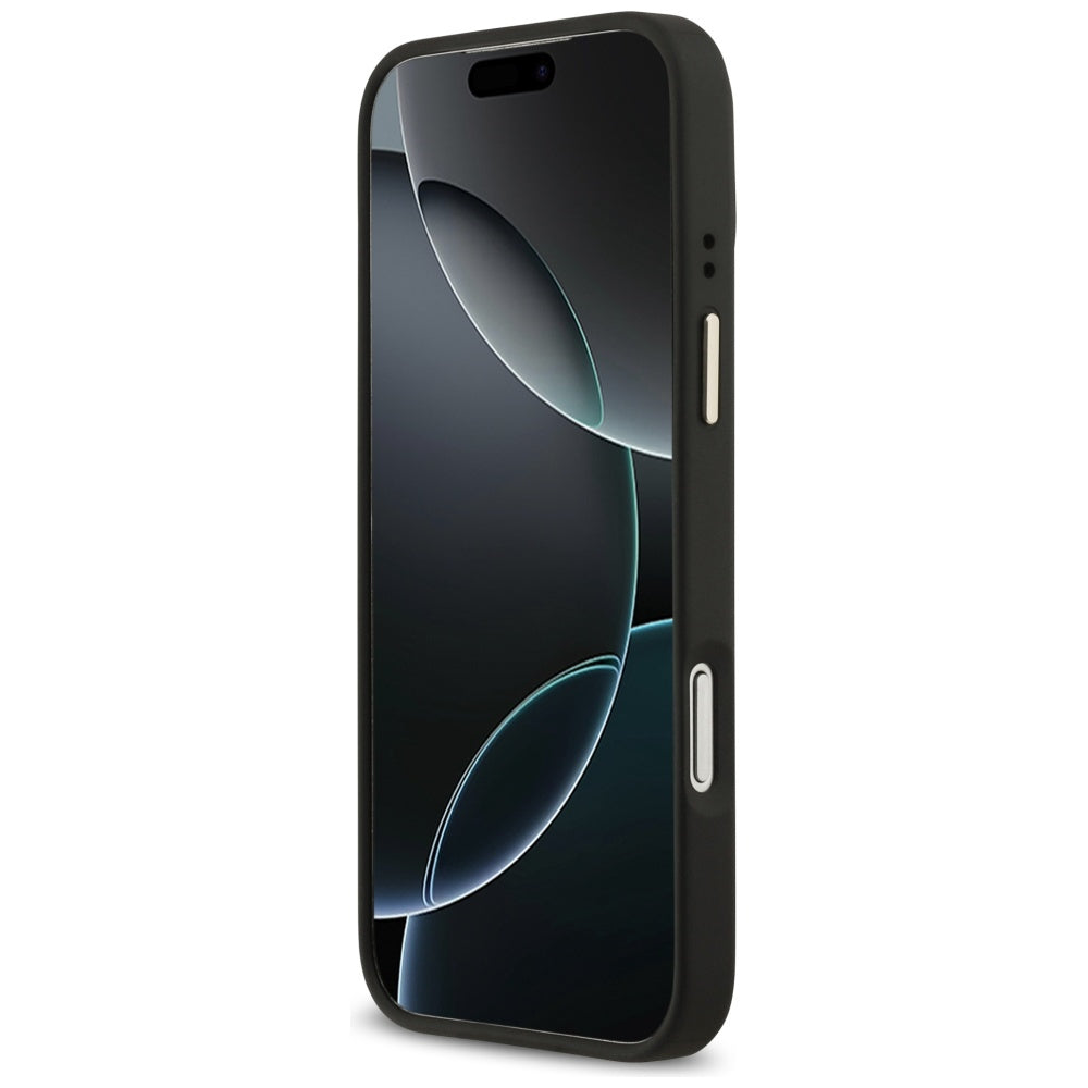 MagSafe Case for Apple iPhone 17 Pro, Guess, 4G Classic, Black