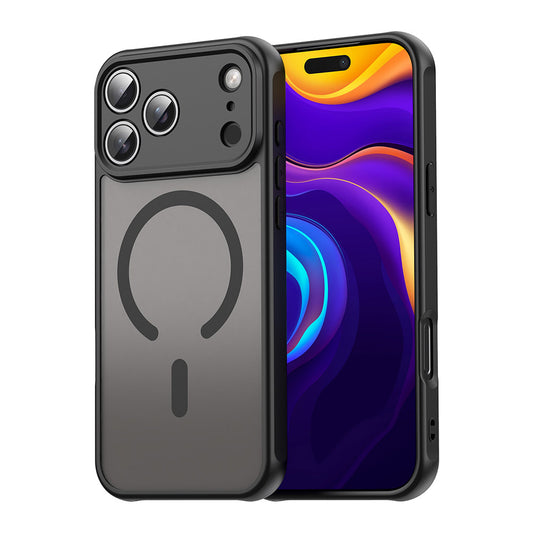 MagSafe Case for Apple iPhone 17 Pro, Techsuit, HaloFrost II, Black