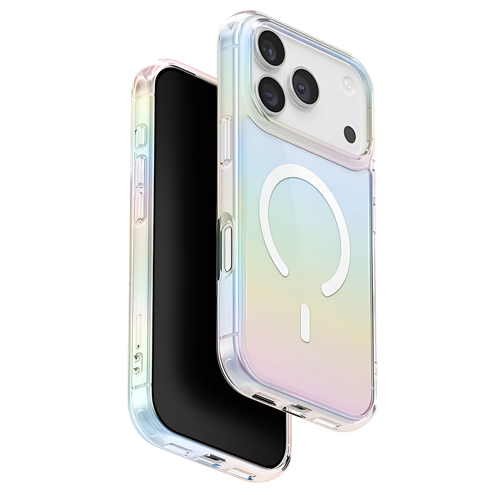 MagSafe Case for Apple iPhone 17 Pro, UNIQ, Iridescia MagClick, Multicolor