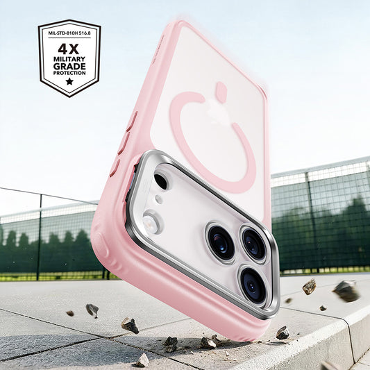 MagSafe Case for Apple iPhone 18 Pro / 17 Pro, ESR, Classic Hybrid Kickstand, Satin Pink