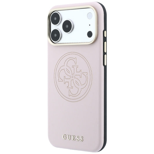MagSafe Case for Apple iPhone 18 Pro / 17 Pro, Guess, Perforated 4G, Pink