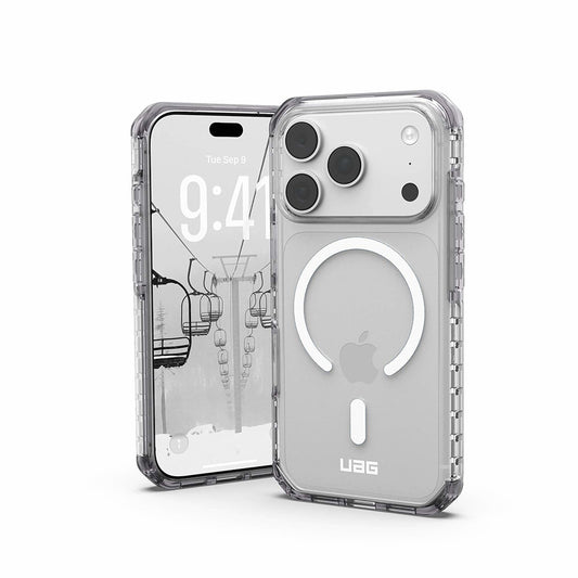 MagSafe Case for Apple iPhone 18 Pro / 17 Pro, Urban Armor Gear, Plyo LT, Silver