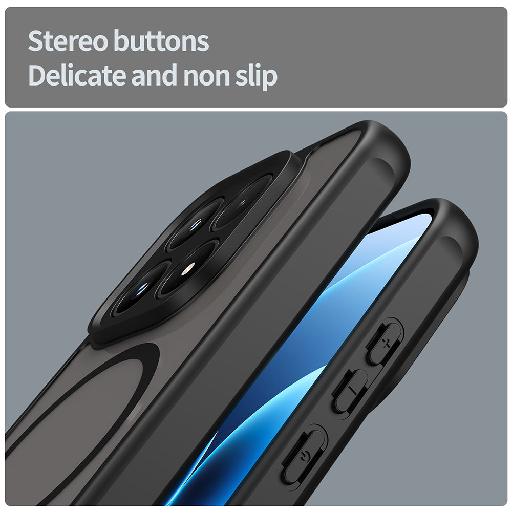 MagSafe Case for Honor 600 Pro, Techsuit, HaloFrost II, Black