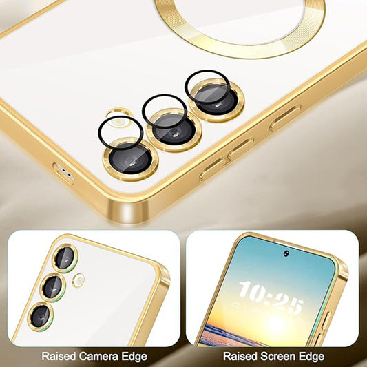 MagSafe Case for Samsung Galaxy S23+ S916, Techsuit, Luxury Crystal, Black