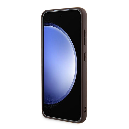 MagSafe Case for Samsung Galaxy S24 S921, Guess, 4G Collection, Brown
