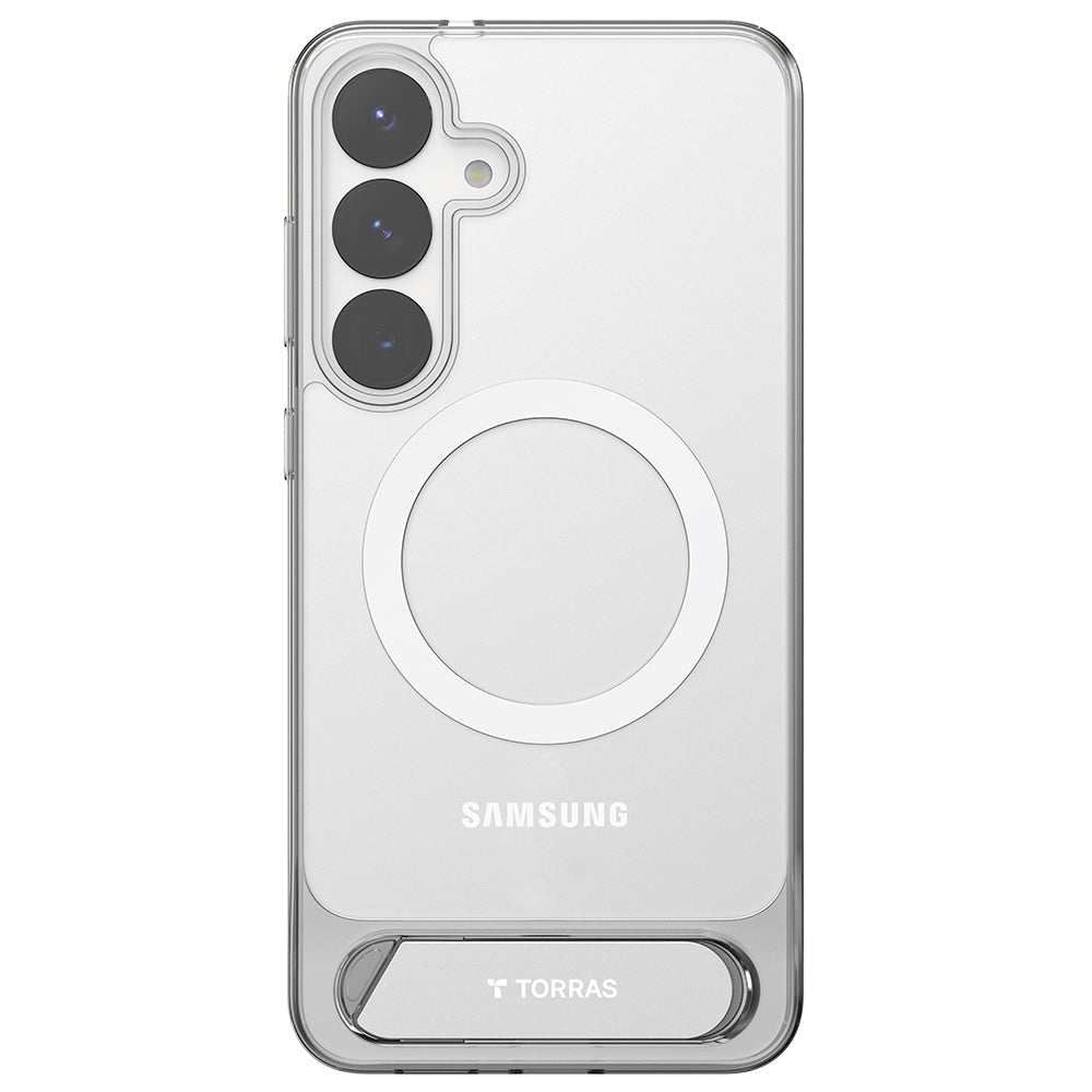 MagSafe Case for Samsung Galaxy S25+ S936, Torras, Pstand, Transparent