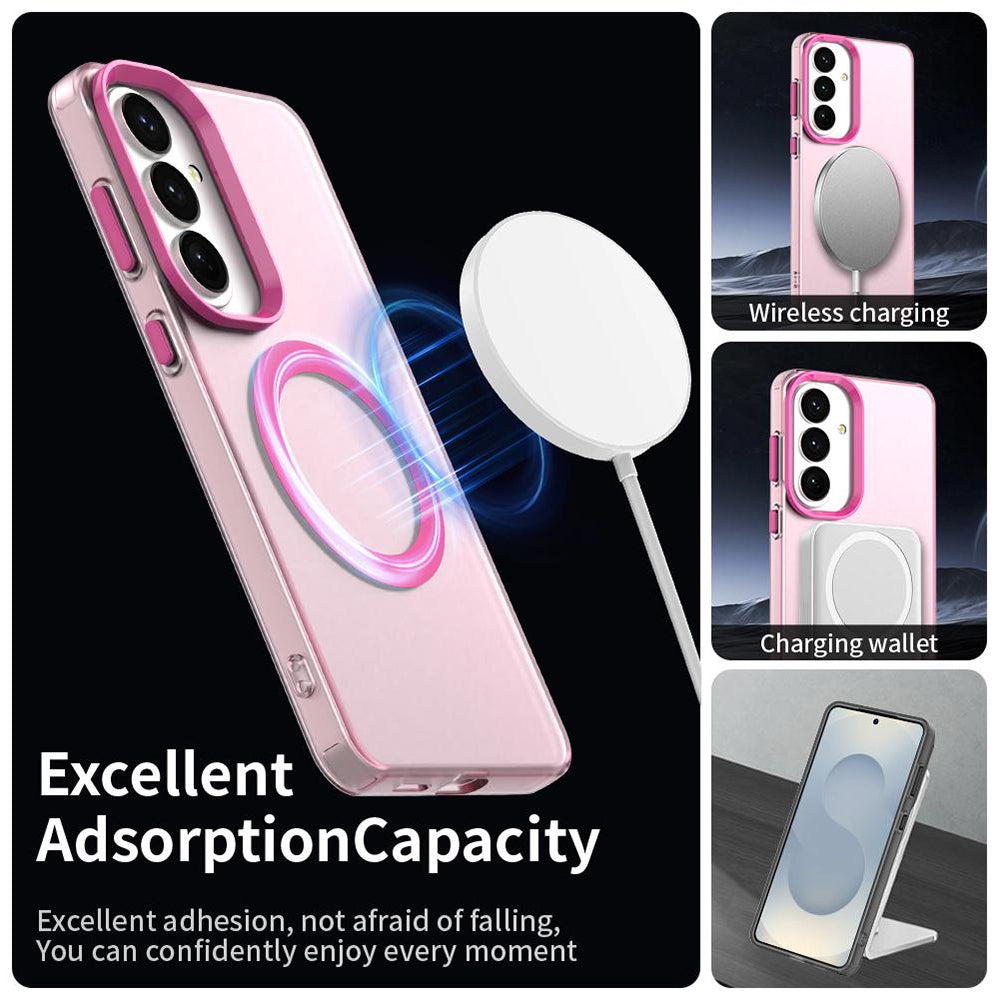 MagSafe Case for Samsung Galaxy S26 Plus, Techsuit, CandyCase, Pink