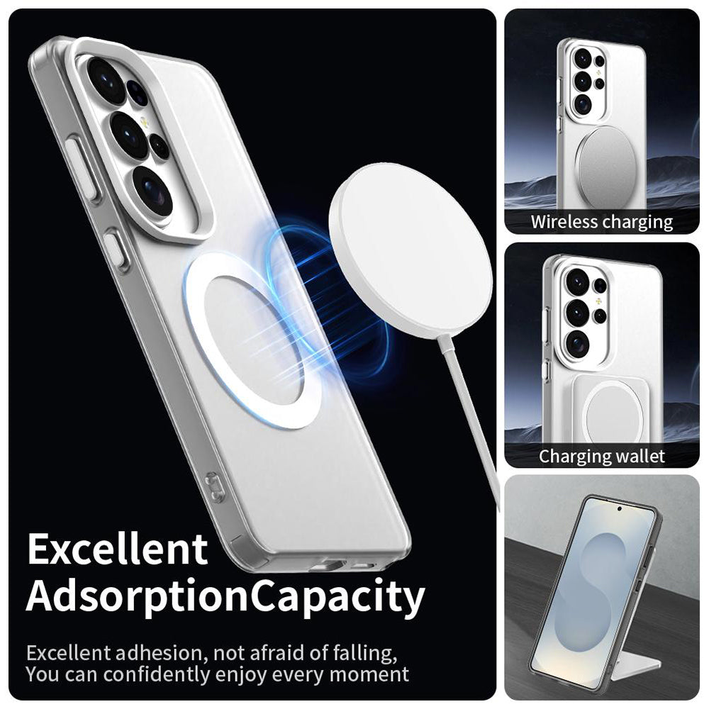 MagSafe Case for Samsung Galaxy S26 Ultra S948, Techsuit, CandyCase, White