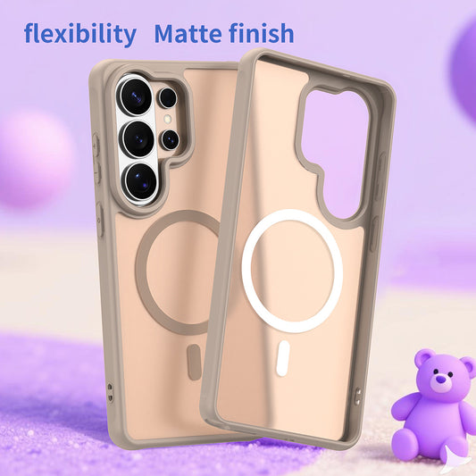 MagSafe Case for Samsung Galaxy S26 Ultra, Techsuit, HaloFrost II, Gold