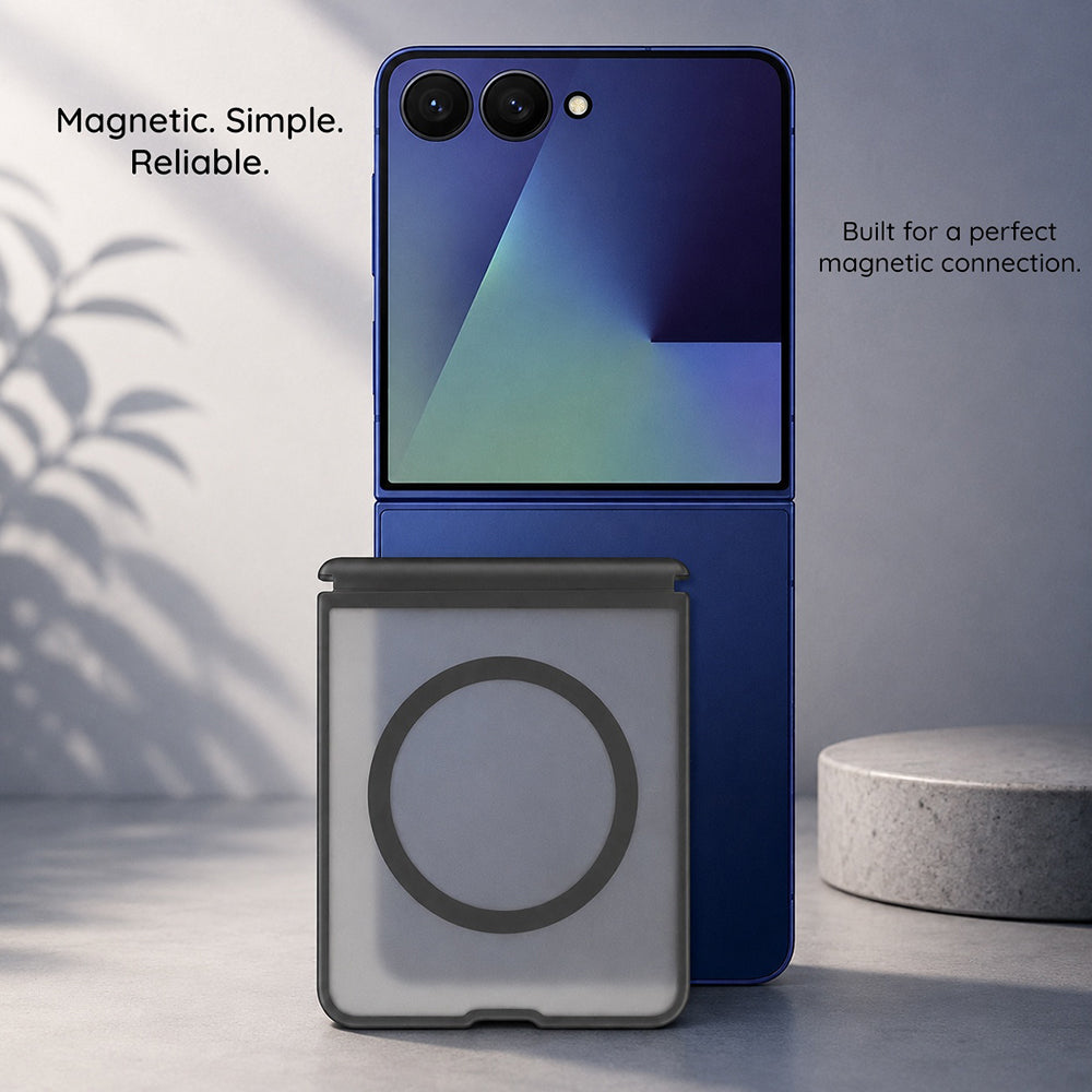 MagSafe Case for Samsung Galaxy Z Fold8 F971, Blueo, Skin Friendly Anti-Drop, Satin Gray