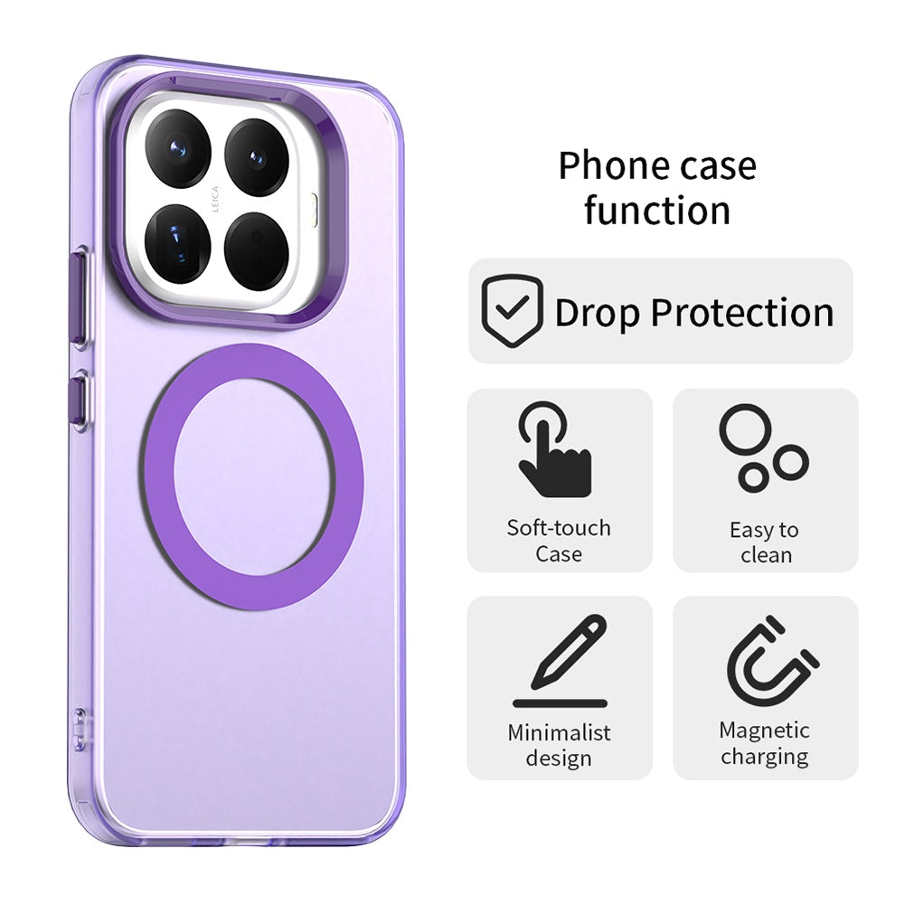 MagSafe Case for Xiaomi 15T Pro, Techsuit, CandyCase, Purple