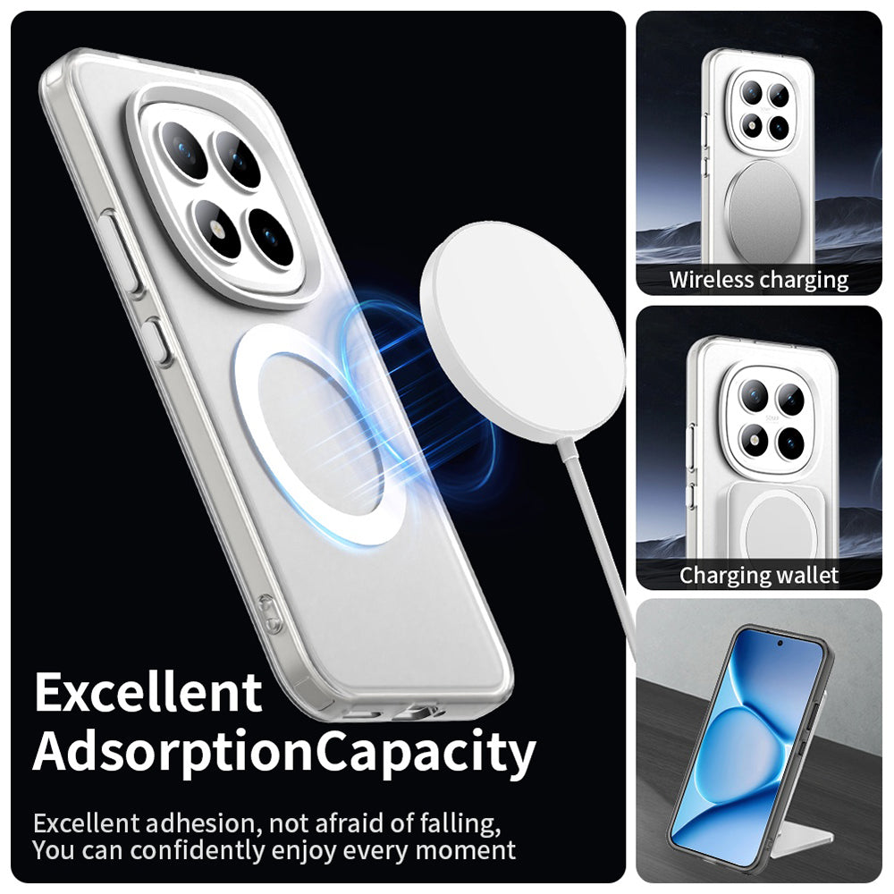 MagSafe Case for Xiaomi Poco M8 Pro / Redmi Note 15 Pro+ 5G, Techsuit, CandyCase, White