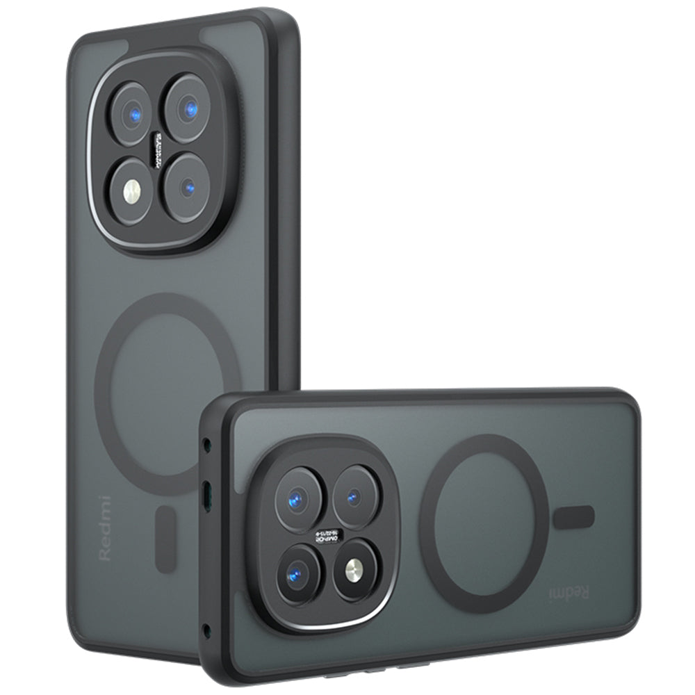 MagSafe Case for Xiaomi Poco X7 / Note 14 Pro 5G, Techsuit, PureFrost, Satin Black
