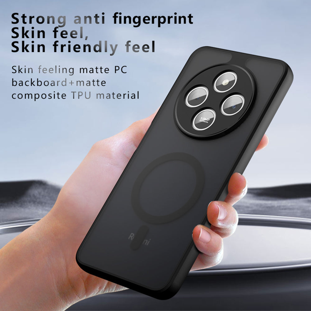 MagSafe Case for Xiaomi Redmi 14C, Techsuit, PureFrost, Satin Black