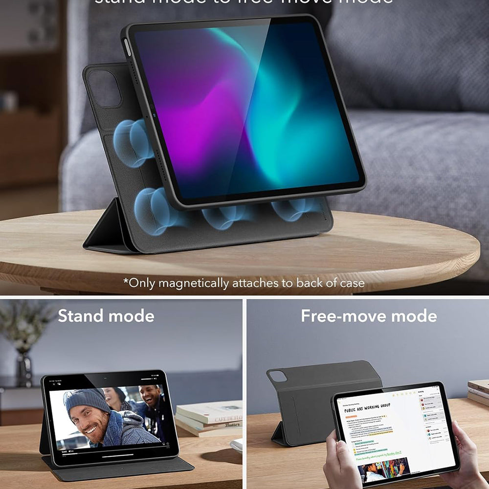 Case for Apple iPad Air 11 (2026) / iPad Air 11 (2025) / Air 11 (2024) / Air (2022) / Air (2020), ESR, Rebound Hybrid, Gray