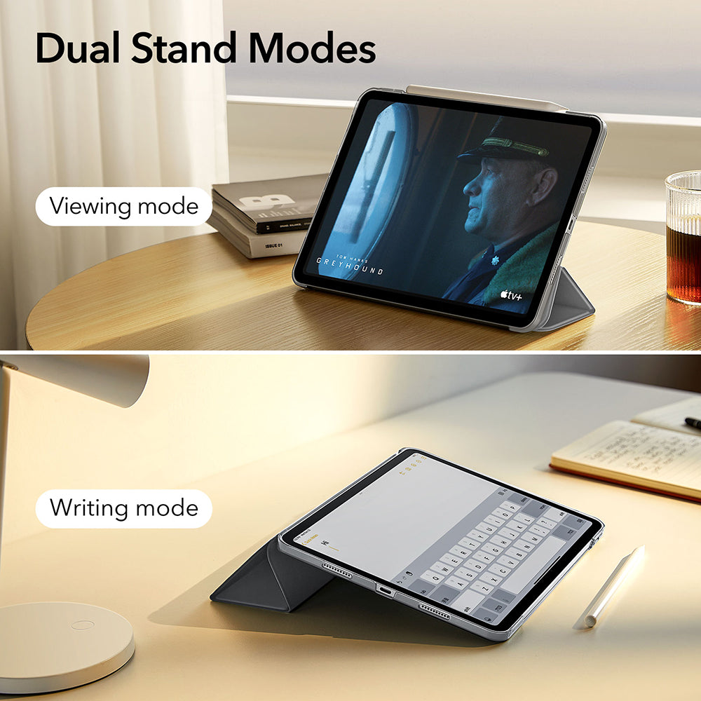 Case for Apple iPad Air 13 (2026) / Air 13 (2025) / Air 13 (2024), ESR, Ascend Trifold, Satin Gray