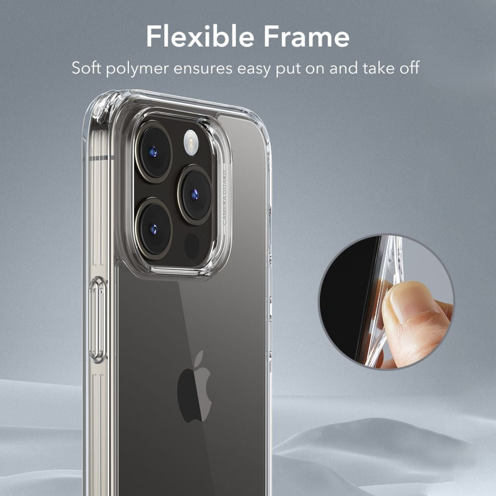 Case for Apple iPhone 15 Pro, ESR, Ice Shield, Transparent