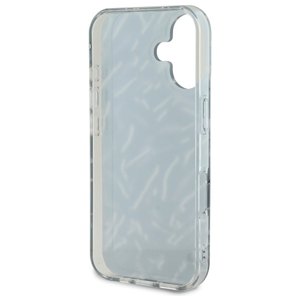 Case for Apple iPhone 16, Karl Lagerfeld, Zebra with Cord Strap, Purple