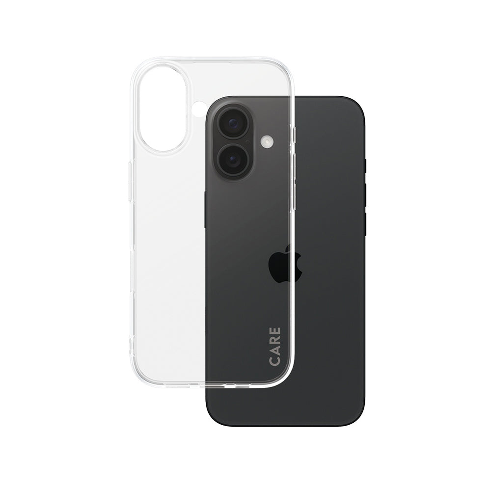 Case for Apple iPhone 16, PanzerGlass, Fashionable Care, Transparent