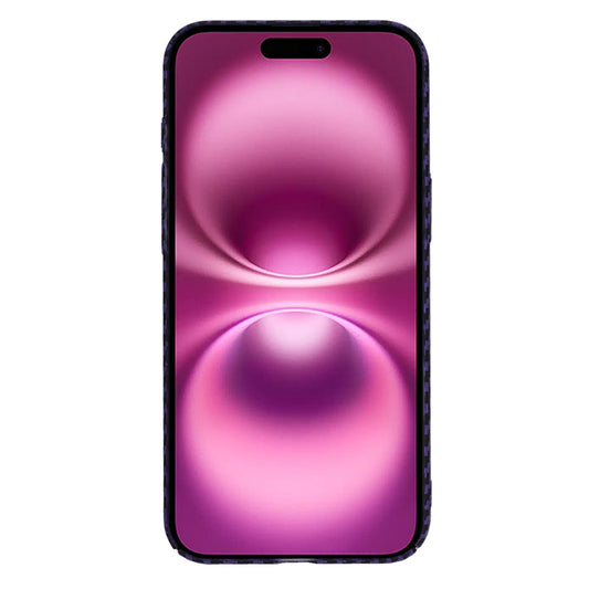 Case for Apple iPhone 16 Plus, Techsuit, Carbonite FiberShell, Purple