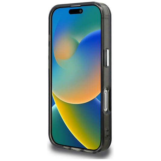 Case for Apple iPhone 16 Pro Max, Karl Lagerfeld, IML Aquarelle Logo Choupette, Black