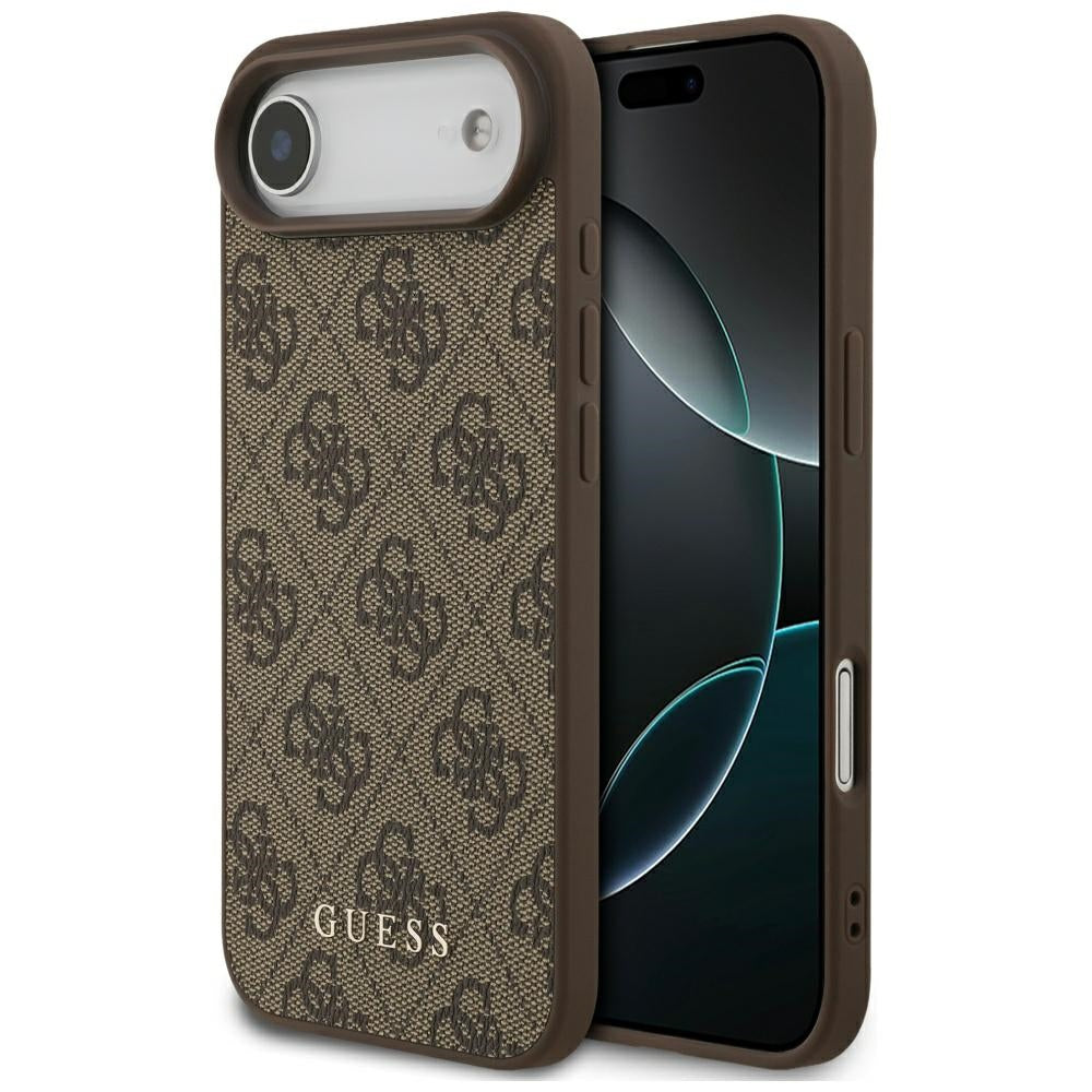 Case for Apple iPhone 17 Air, Guess, 4G Classic, Brown
