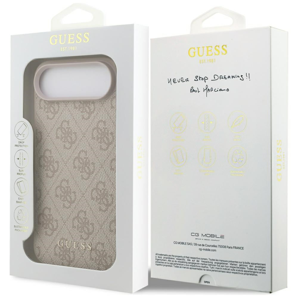 Case for Apple iPhone 17 Air, Guess, 4G Classic, Pink