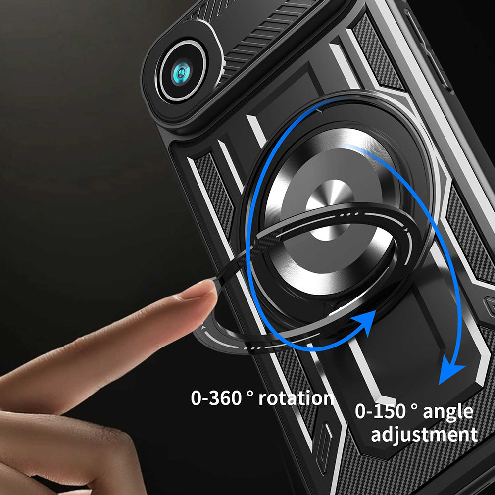 Case for Apple iPhone 17 Air, Techsuit, RuggedCam, Black