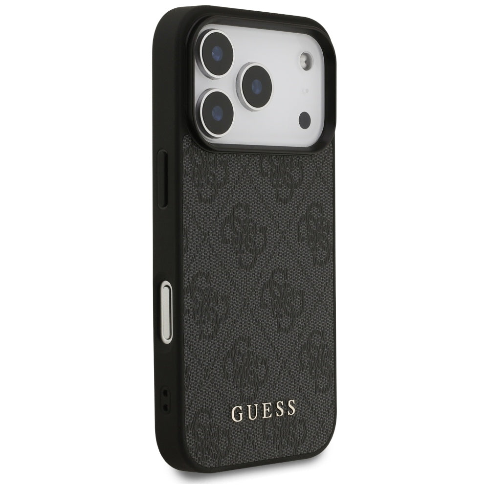 Case for Apple iPhone 17 Pro, Guess, 4G Classic, Black