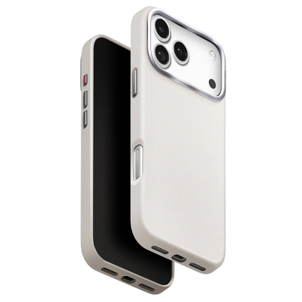 Case for Apple iPhone 17 Pro Max, UNIQ, Lyden Leatherette, Grey