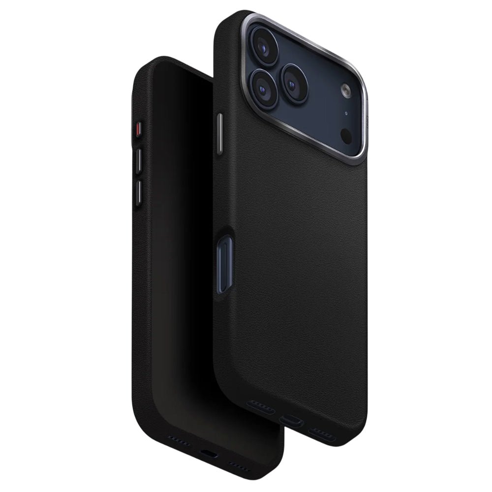 Case for Apple iPhone 17 Pro Max, UNIQ, Lyden Leatherette, Black