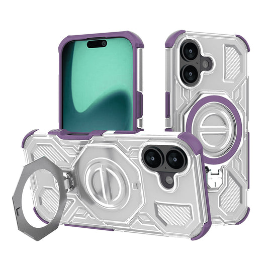 Case for Apple iPhone 17, Techsuit, Carbon Shield Pro, Purple